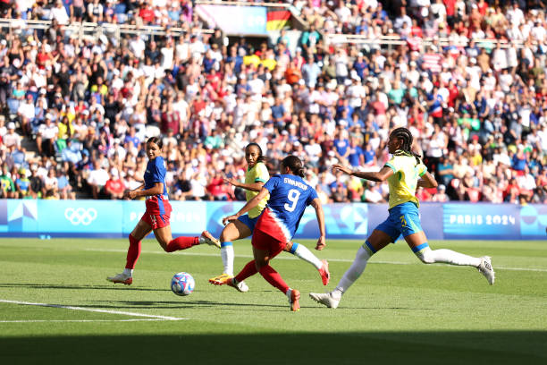 TRỰC TIẾP bóng đá nữ Mỹ vs Brazil: Swanson mở tỉ số (1-0, H2) - Ảnh 1.