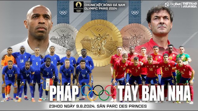 Xem trực tiếp bóng đá Pháp vs Tây Ban Nha ở đâu? VTV có trực tiếp chung kết bóng đá Olympic 2024? - Ảnh 1.